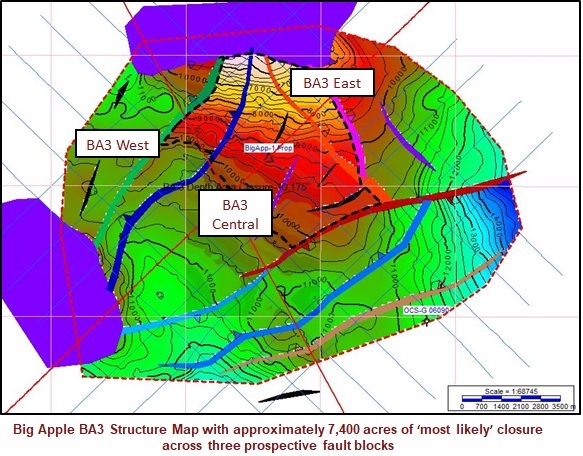 Big Apple Top Structure Map